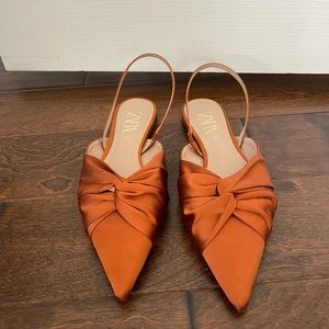 Zara flat pointed toe shoes